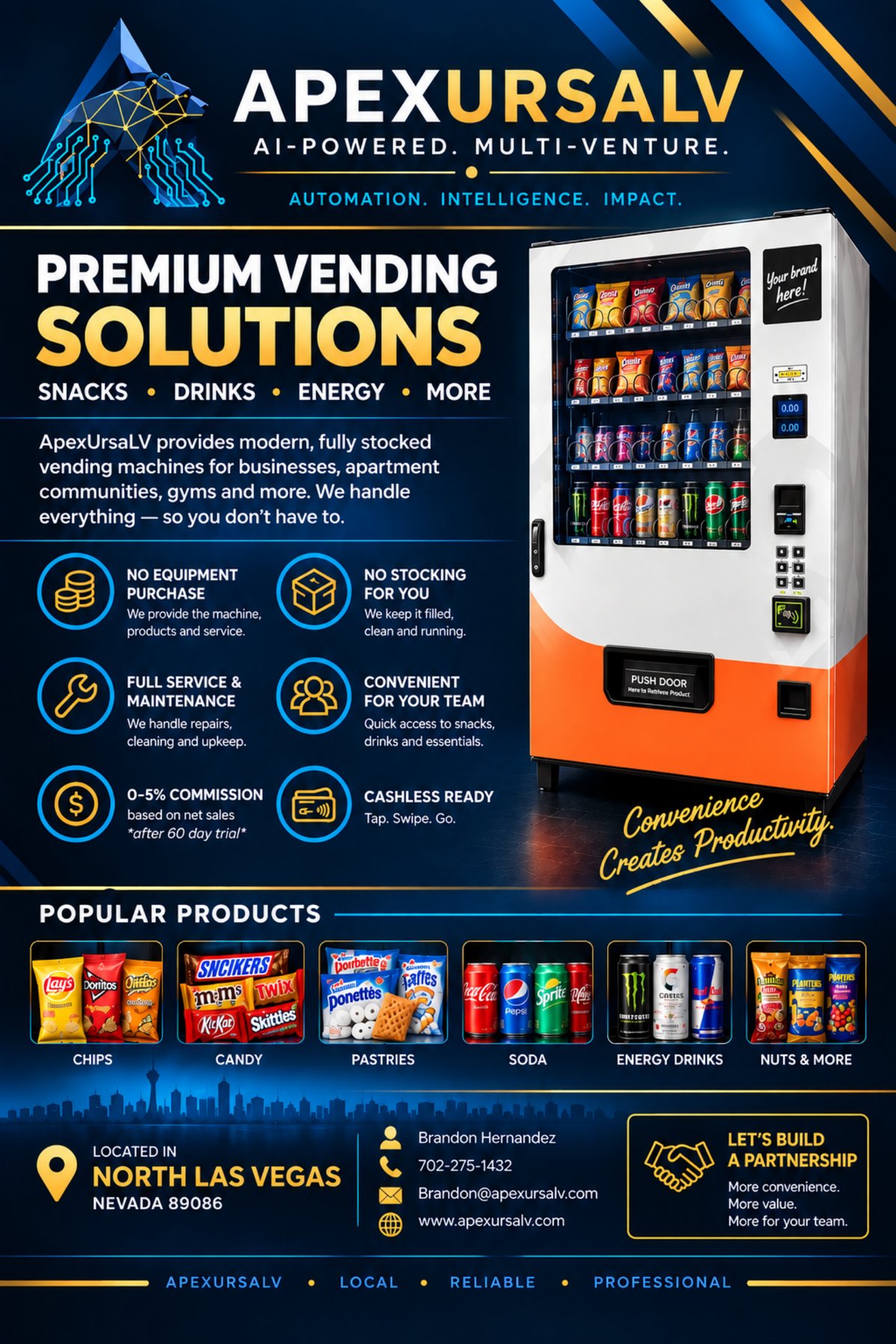 ApexUrsaLV Premium Vending Solutions flyer
